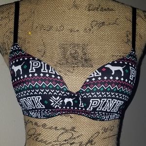 VS Pink Fair Isle Bra